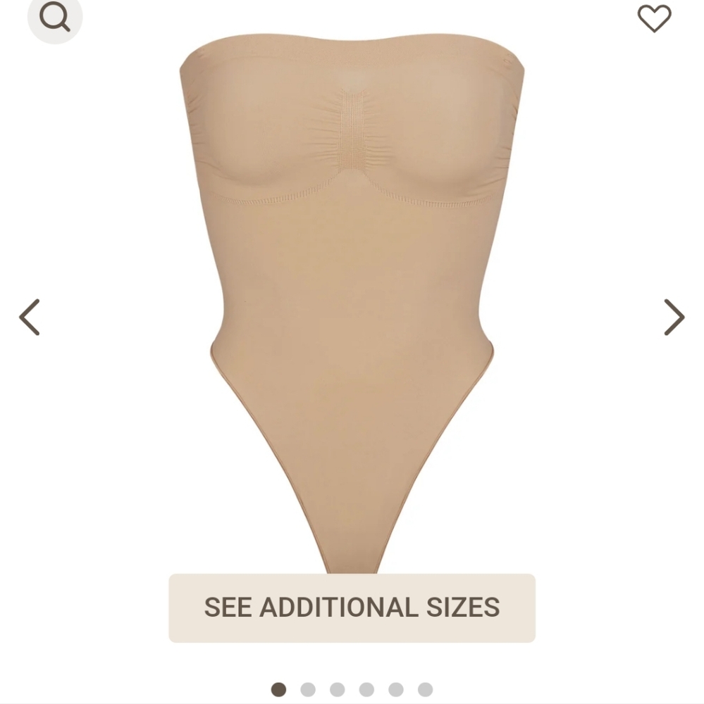 SKIMS Tan Shapewear Bodysuit